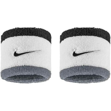 Напульсник теннисный Nike Swoosh 2P - white/cool grey/black