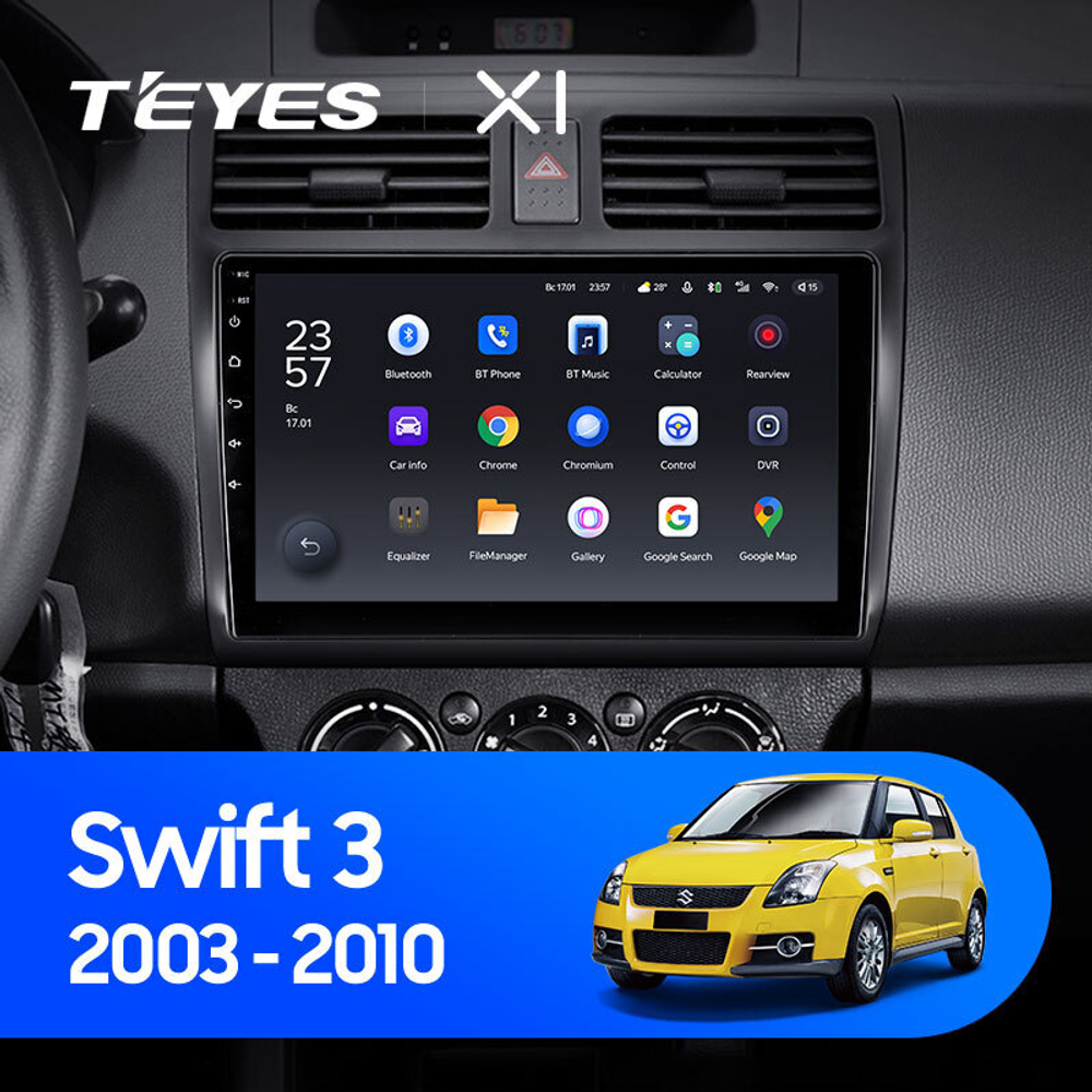 Teyes X1 10.2" для Suzuki Swift 2003-2010