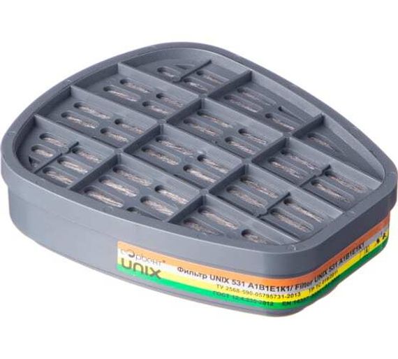 Фильтр Unix 531, A1В1Е1K1, противогазовый