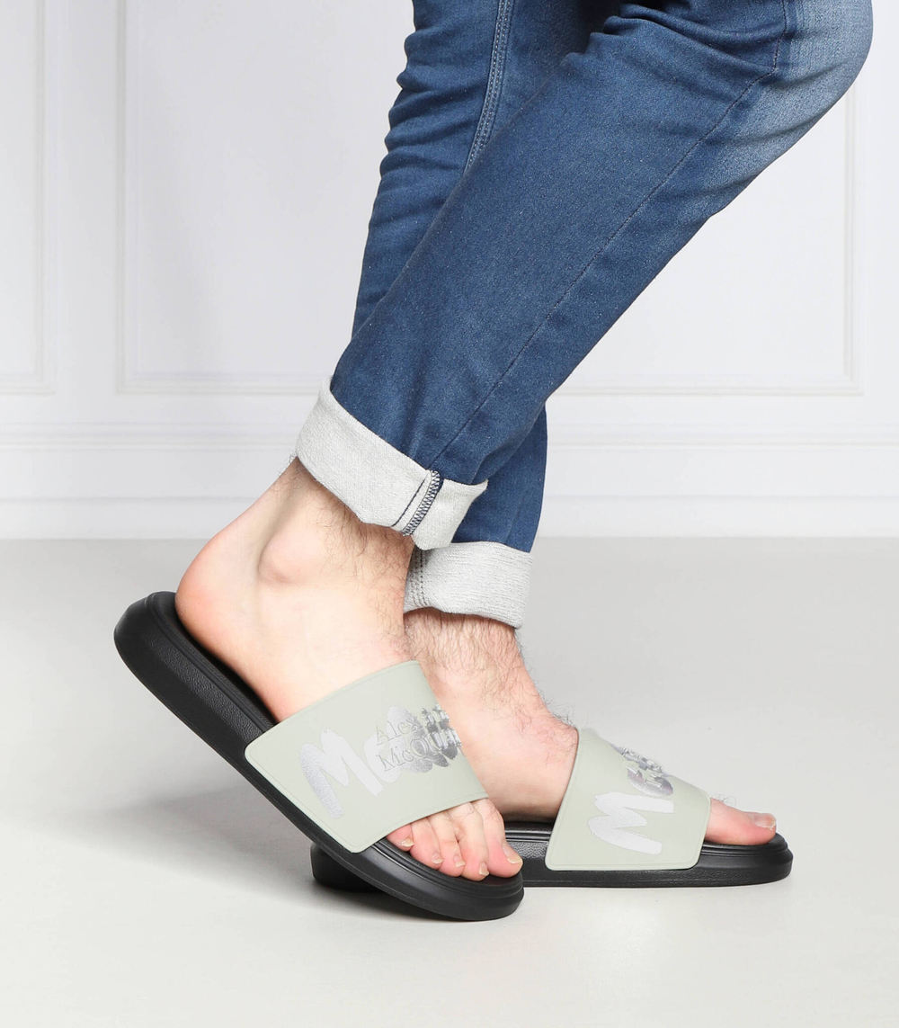 шлепанцы Alexander McQueen - зеленый(682490 W4QS3)