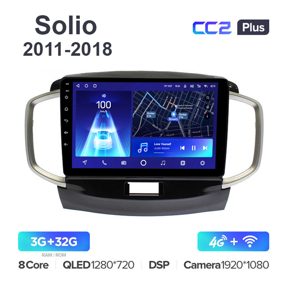 Teyes CC2 Plus 9"для Suzuki Solio 2011-2018