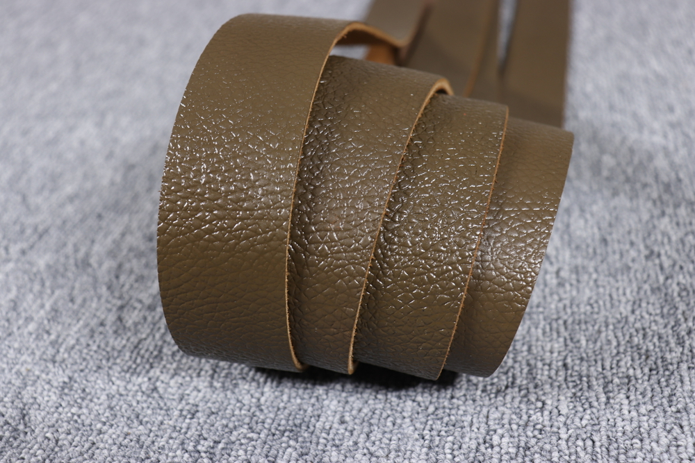 Ременная заготовка Шоколад с лицевой отделкой + плита Алмаз 3,1-3,7