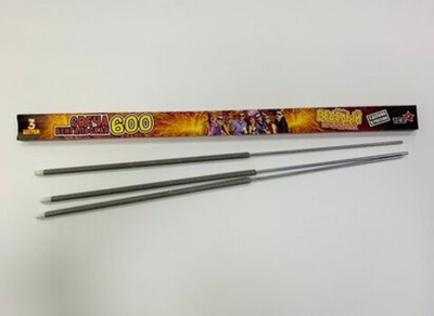 Свеча бенгальская 600 мм ТСЗ 3шт