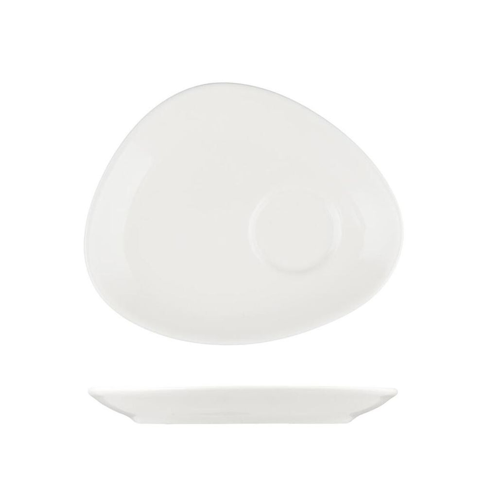 Блюдце 14*11 см кофейное для чашки арт. 81229538 Arel By Bone Innovation [6]