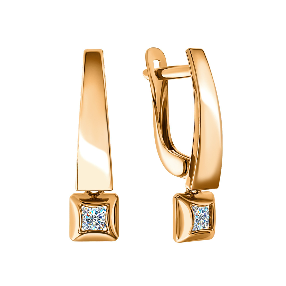 Серьги из золота 585 пробы