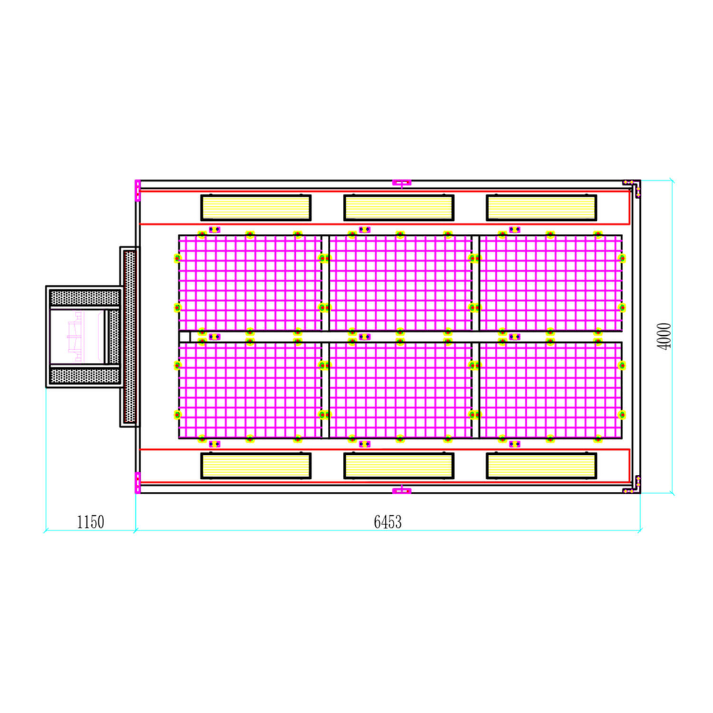 WDK-410 Пост подготовки с диагональным потоком воздуха