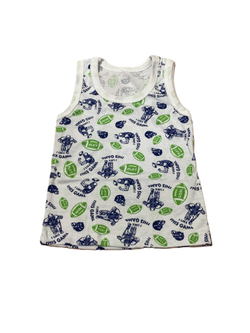 Майка на мальчика из кулирки (100 % хлопок) на рост 74 см