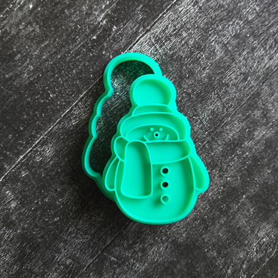 Штамп Снеговик №1