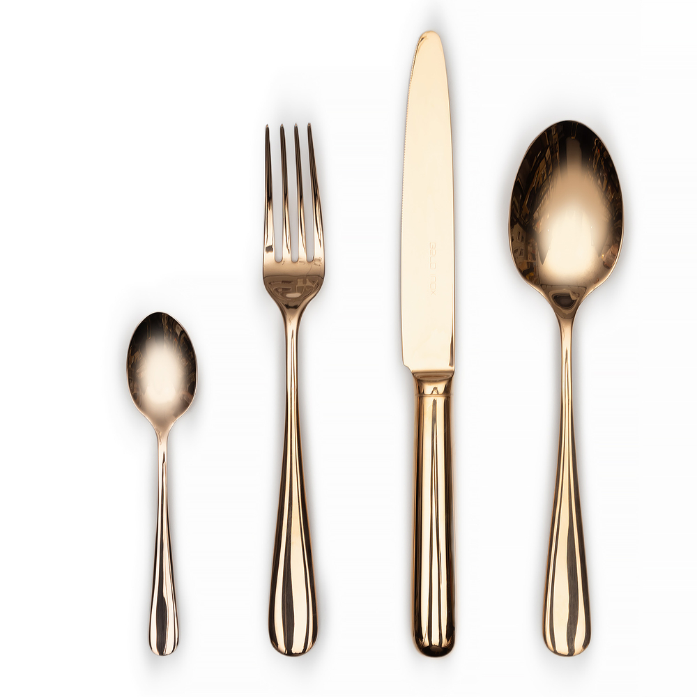 Набор BELO 9 ROSE GOLD 36столовые Belo Inox Золотой