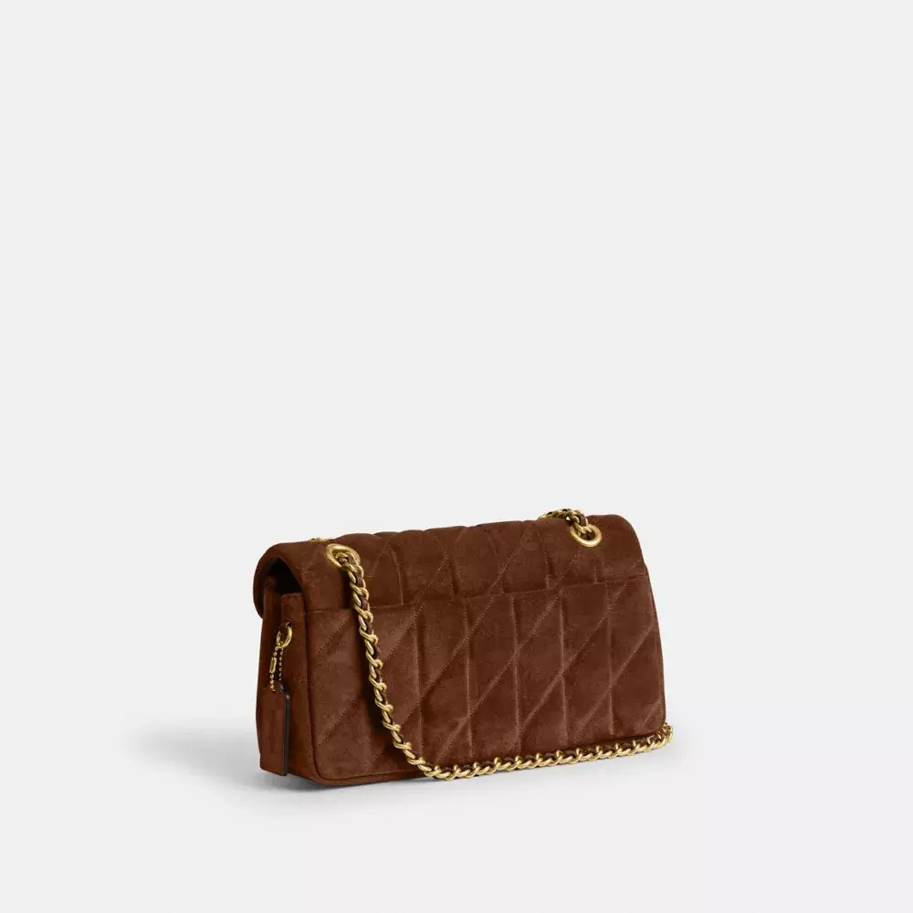 COACH СУМКА ЧЕРЕЗ ПЛЕЧО TABBY 26 С МЯГКОЙ ПОДКЛАДКОЙ, КОРИЧНЕВЫЙ