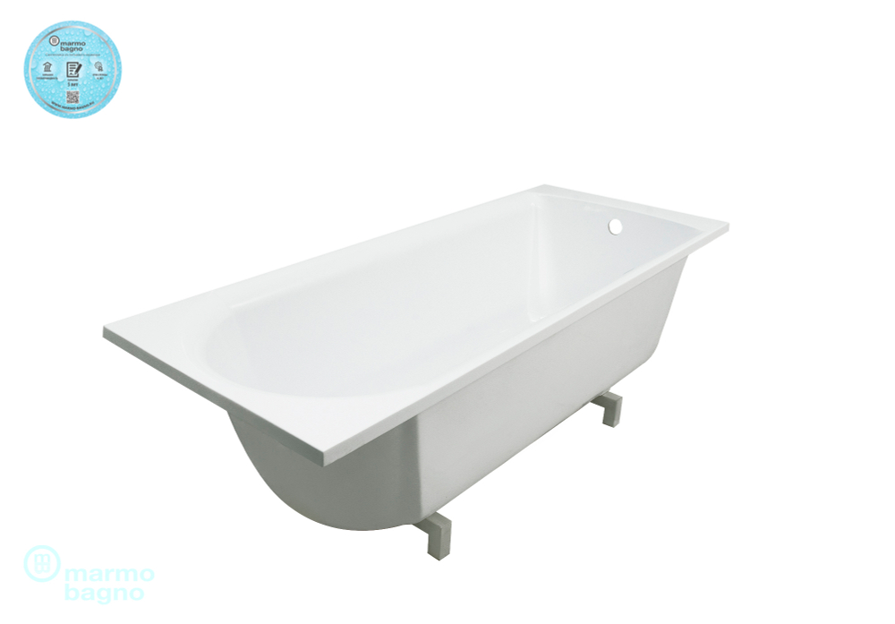 Ванна из литьевого мрамора Marmo Bagno Глория 180х80