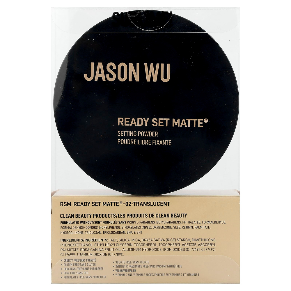 Jason Wu, Готовый набор матовых®, фиксированная пудра, оттенок 02 полупрозрачный, 24 г (0,85 унции)