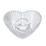 Подсвечник тм LADECOR стеклянный, 8,5x8,5x3,5 см, 2 формы