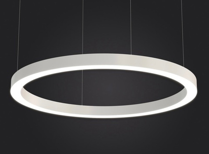 Подвесной LED светильник кольцевой OREOL-1800 145Вт 3000К 12325Лм белый 1800х1800х100мм DARKLUM