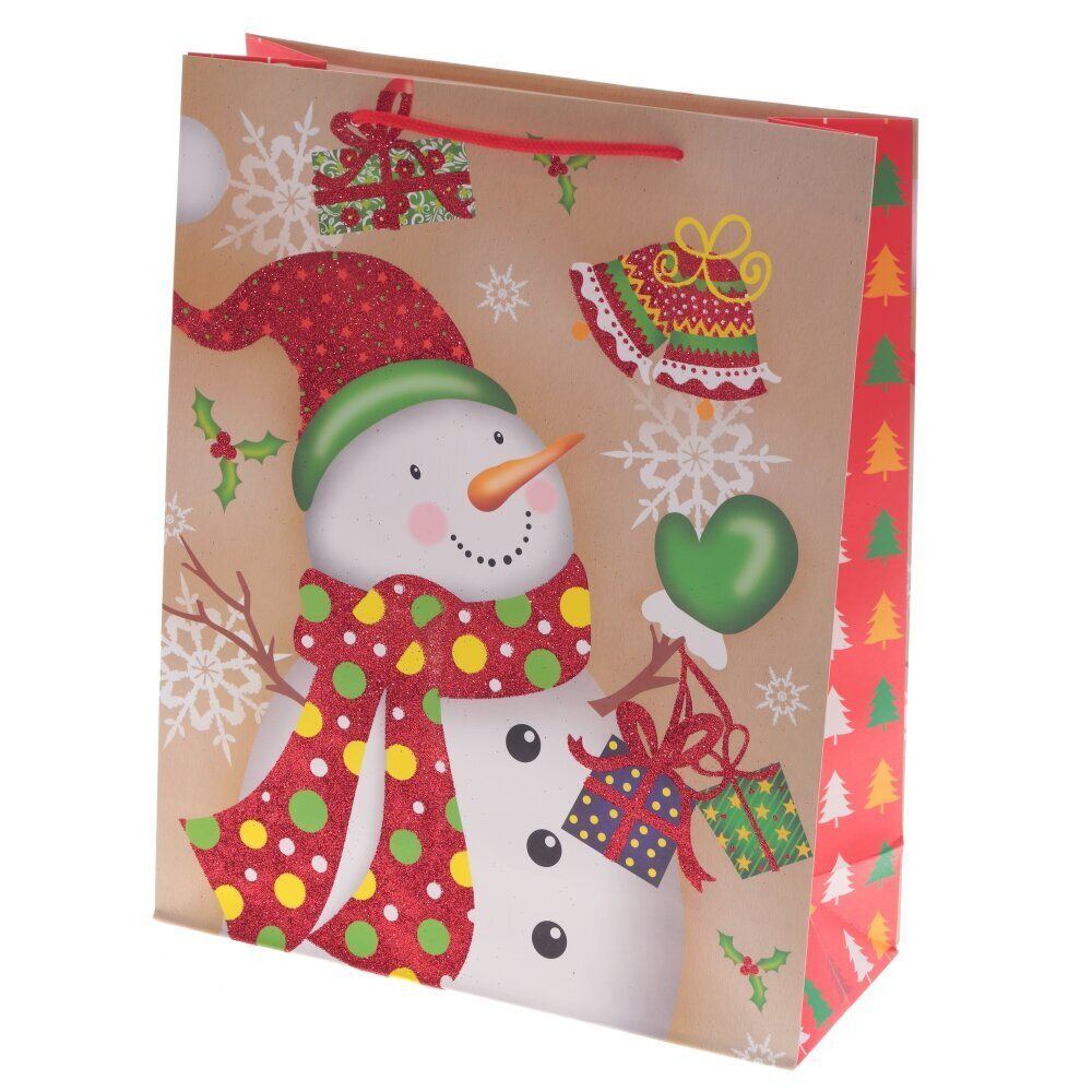 GAEM Пакет подарочный (бумага 230г/м2, блок микс 12шт), L26 W10 H32 см, 4в.