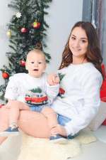 СВИТШОТ ЖЕНСКИЙ ФЛИС, 300 гр, белый, W-301 50 (XL)