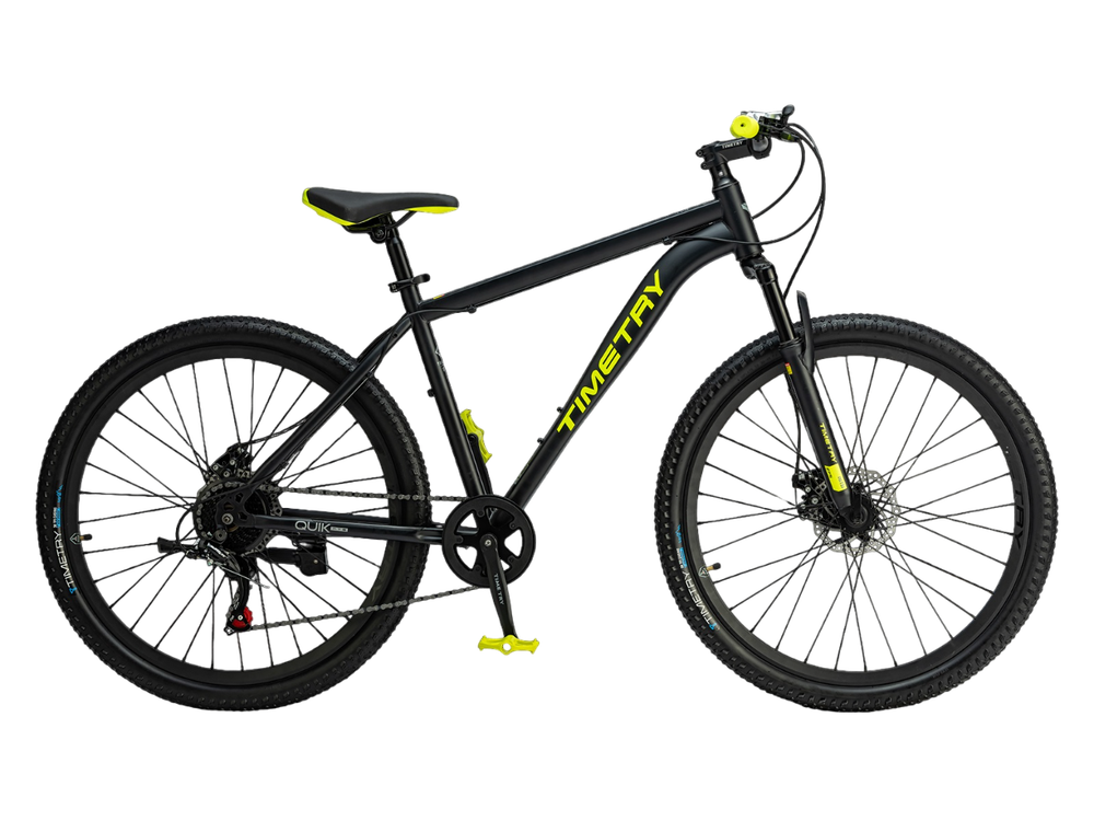 Велосипед 27,5" TIMETRY TT322  7 ск. черный желтый