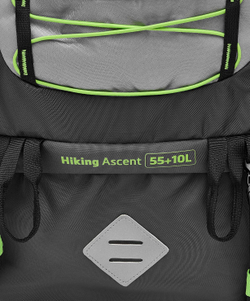 Рюкзак Hiking Ascent, серый, 55+10 л