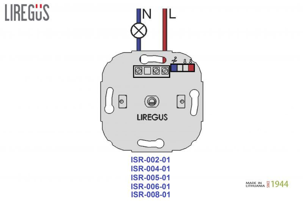 Светорегулятор 40-400W черный матовый LIREGUS RETRO