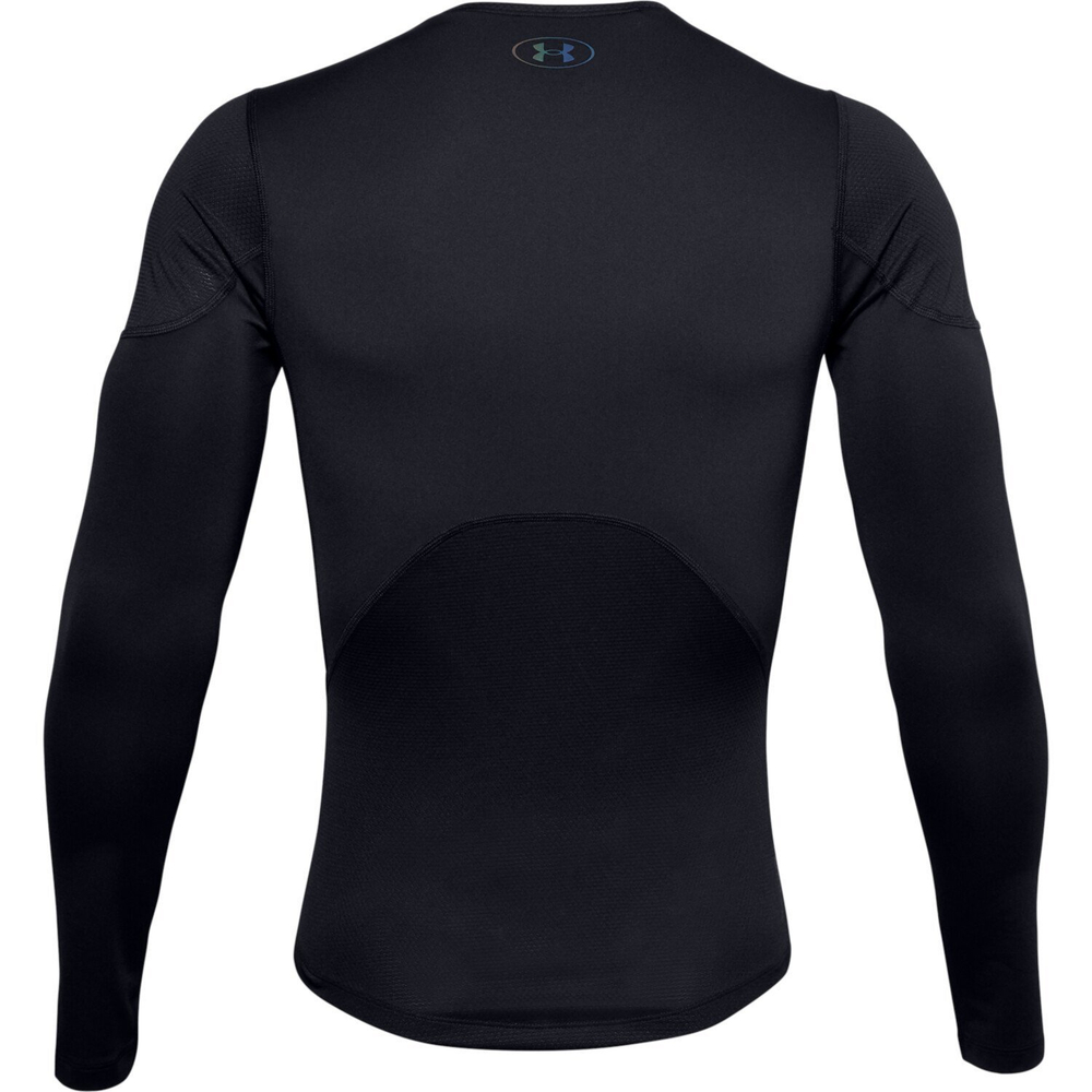 Мужская теннисная футболка теннисная Under Armour Rush Heatgear 2.0 Comp LS - черный