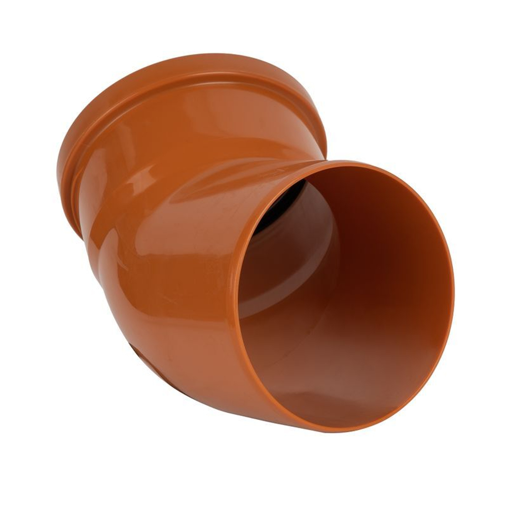 Отвод наружный канализационный 110 мм 45°