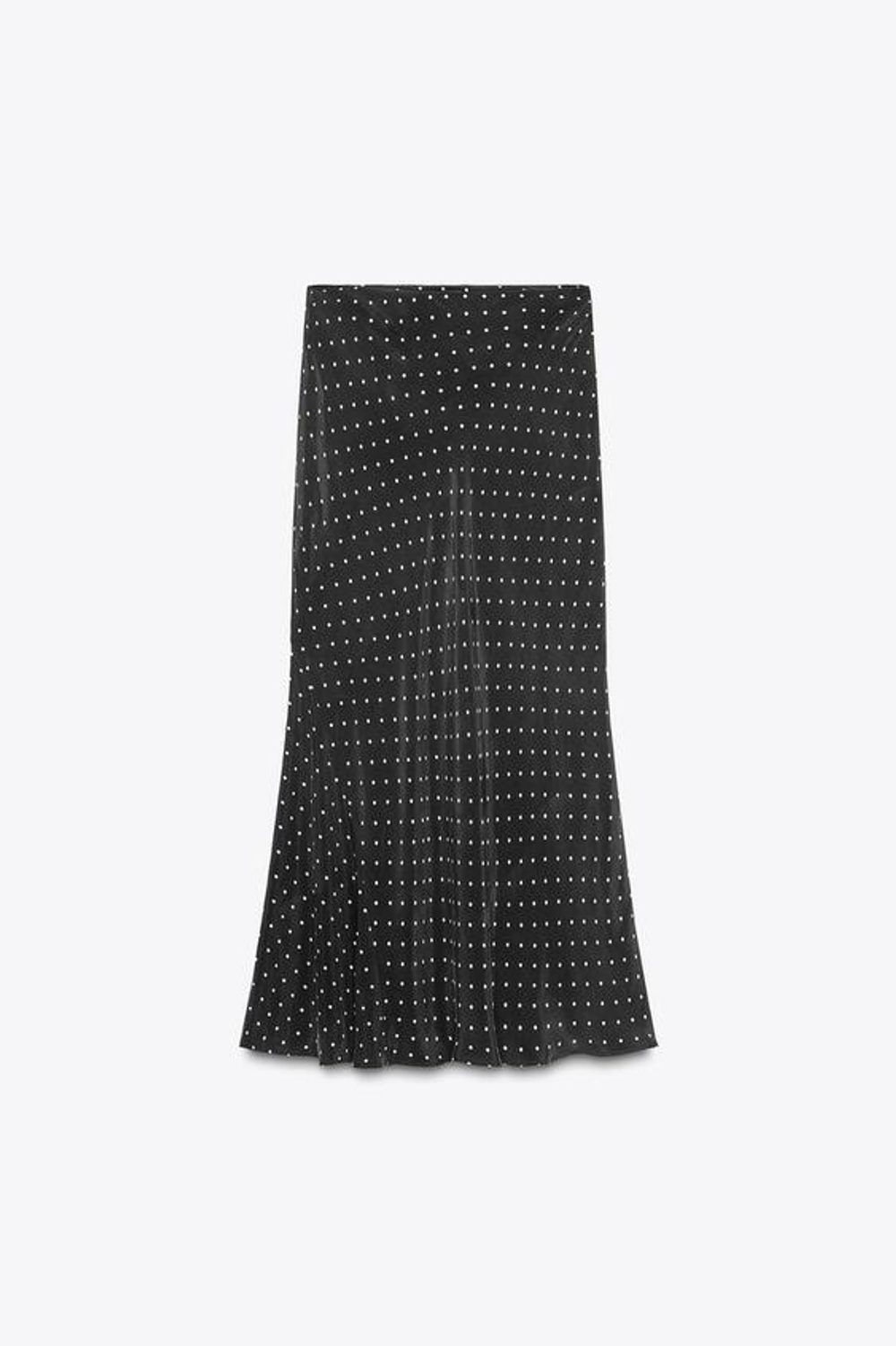 ZARA ДЛИННАЯ ЮБКА — ZW COLLECTION, ЧЕРНЫЙ/БЕЛЫЙ