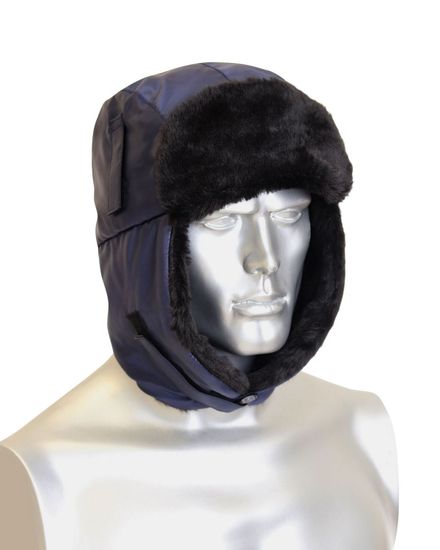 Шапка-ушанка "Сириус-Евро" (т.синий)