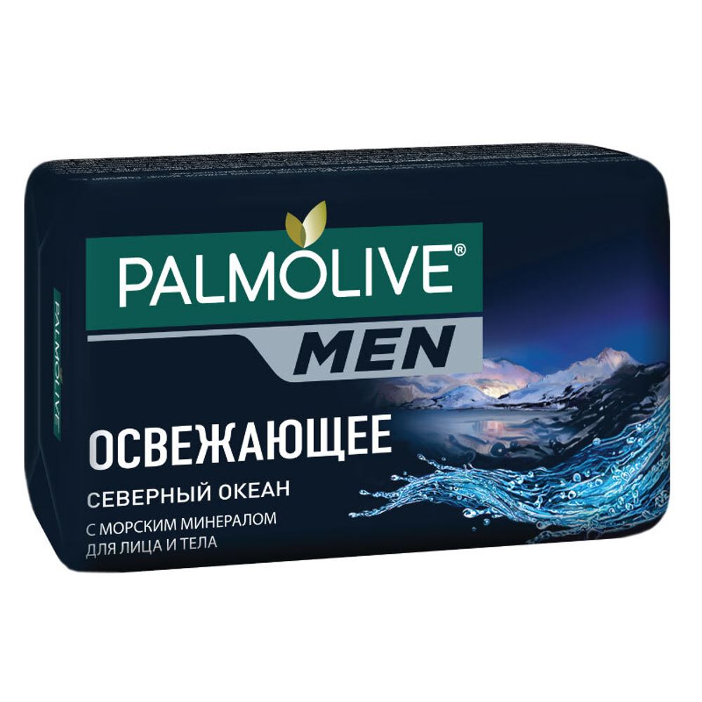 Palmolive Men Мыло туалетное Северный океан, с морскими минералами, 90 гр