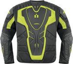 Мотокуртка - ICON OVERLORD RESISTANCE (текстиль, серо-зеленая)