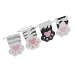 Набор магнитных закладок для книг, 4 штуки, с котиками, MC-Basir, Фигурные закладочки для учебников, тетрадей, детские