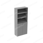 Шкаф полуоткрытый с наклонными полками