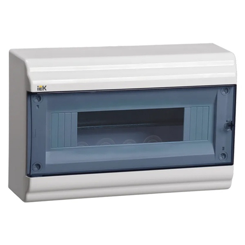 Бокс PRIME ЩРН-П-12 модулей навесной пластик IP41 прозрачная дверь ИЭК MKP82-N-12-41-10