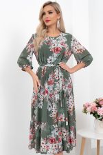 Платье Хелен (зеленый) Р11-1075/20 Nikol (Акция)
