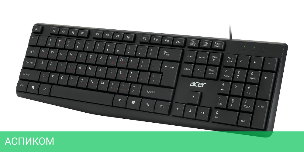 Набор периферии Acer OMW141 черный (ZL.MCEEE.01M)