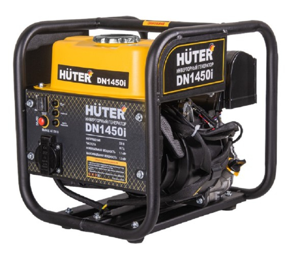 Генератор бензиновый HUTER DN 1450 i инверторный 64/10/17