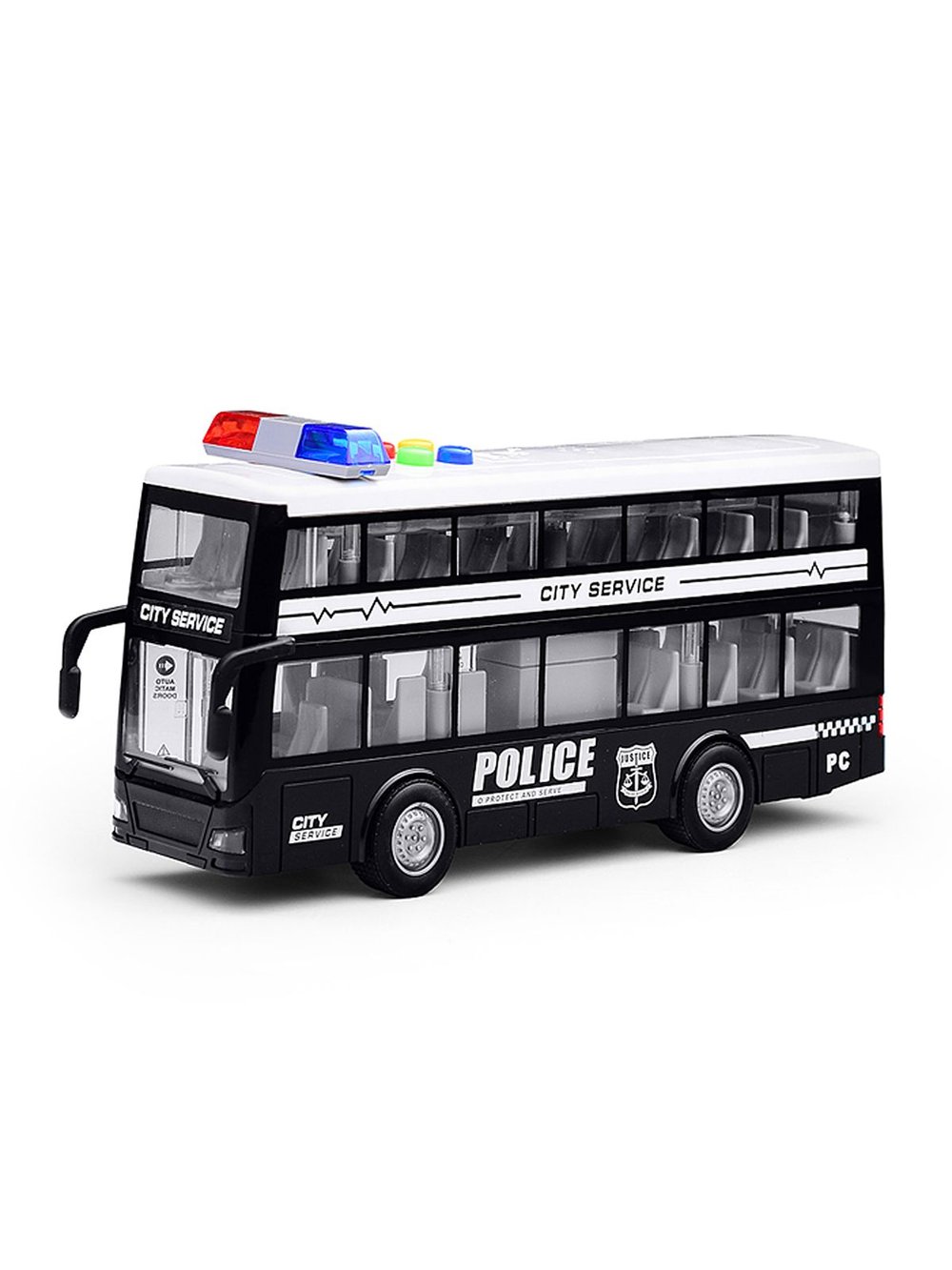 Игровая машинка Полицейский Автобус на батарейках (RJ5514B)