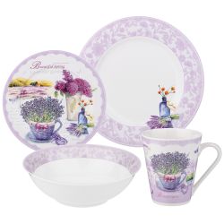 НАБОР ПОСУДЫ ОБЕДЕННЫЙ LEFARD ЛАВАНДОВАЯ ВЕСНА 4 ПЕР. 16 ПР.