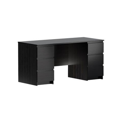 Стол письменный Кастор 6 ящиков 151х65 (венге)