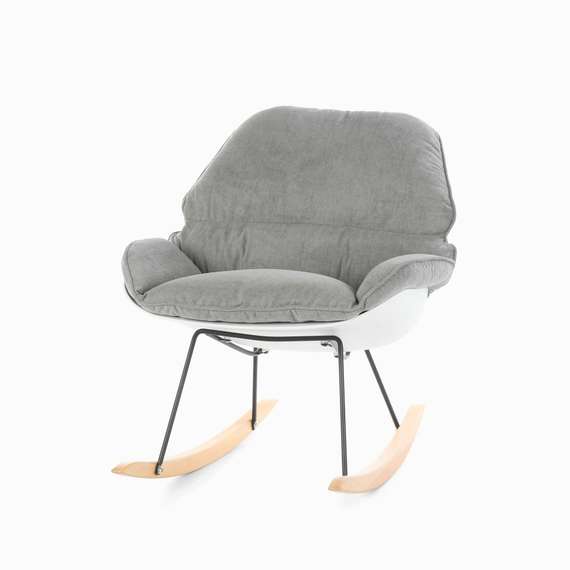 Кресло-качалка Bay, серая ткань