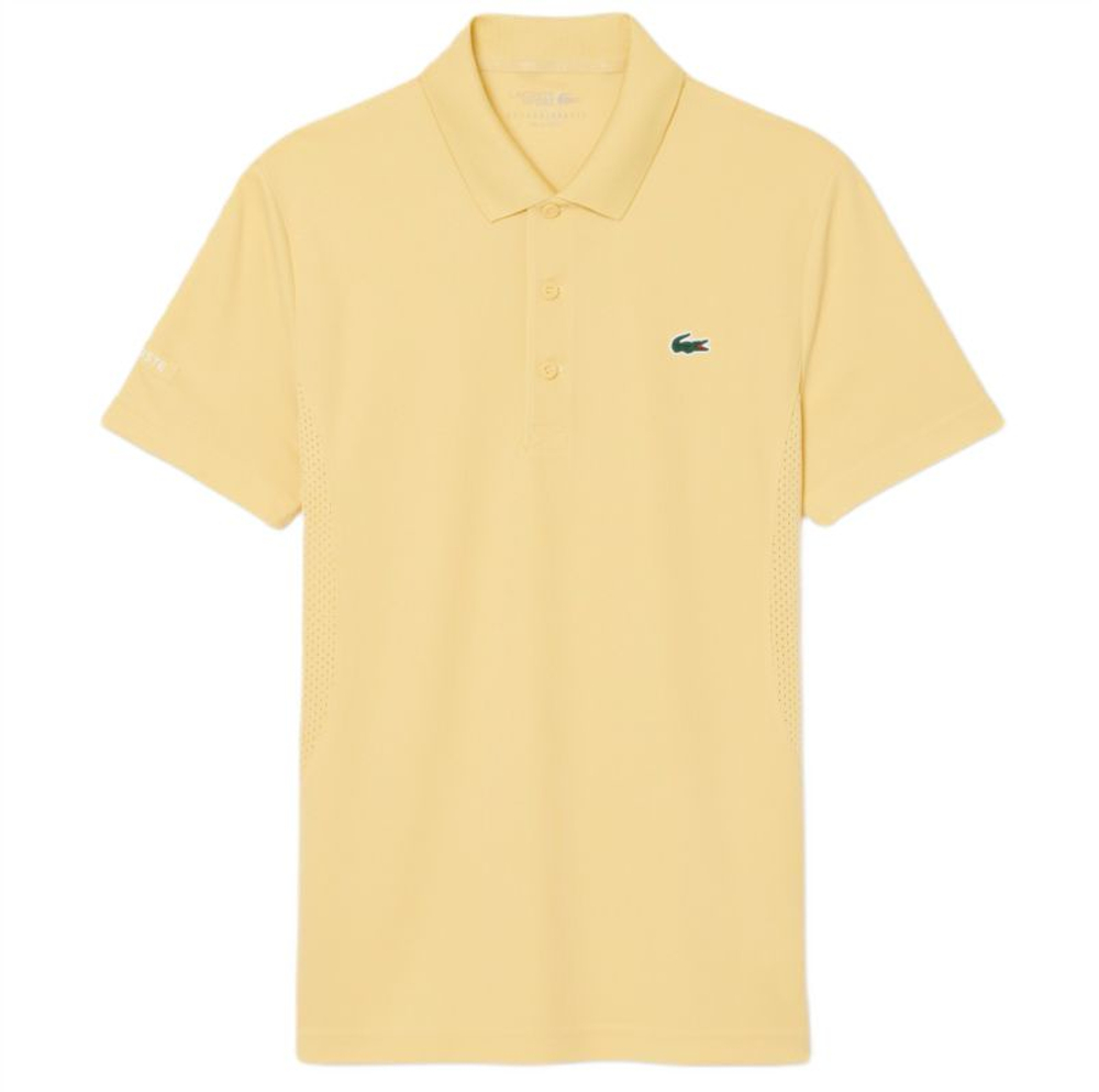 Теннисное поло Lacoste Tennis x Novak Djokovic - yellow