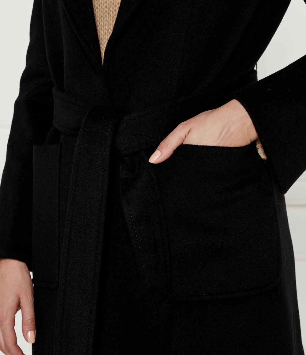 Хлопковое пальто MAX&amp;Co. - черный(8016024)