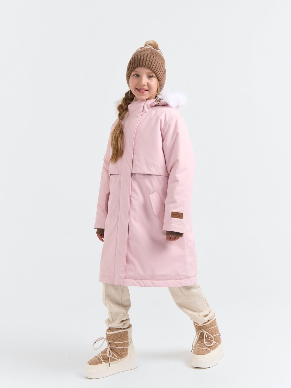Парка зимняя на меху "Камелия" 7+