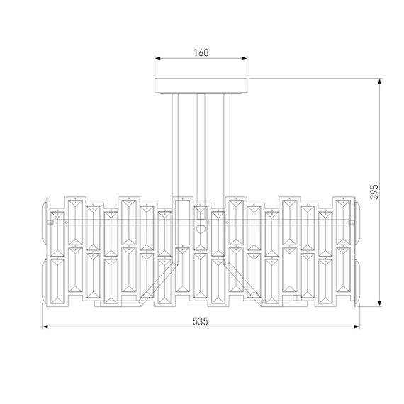 Потолочная люстра Bogates Zolletta 339/5 Strotskis Smart