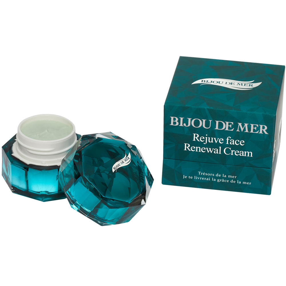 BIJOU DE MER The Cream 50g.14gのセット Обновляющий крем для лица с морскими экстрактами BIJOU DE