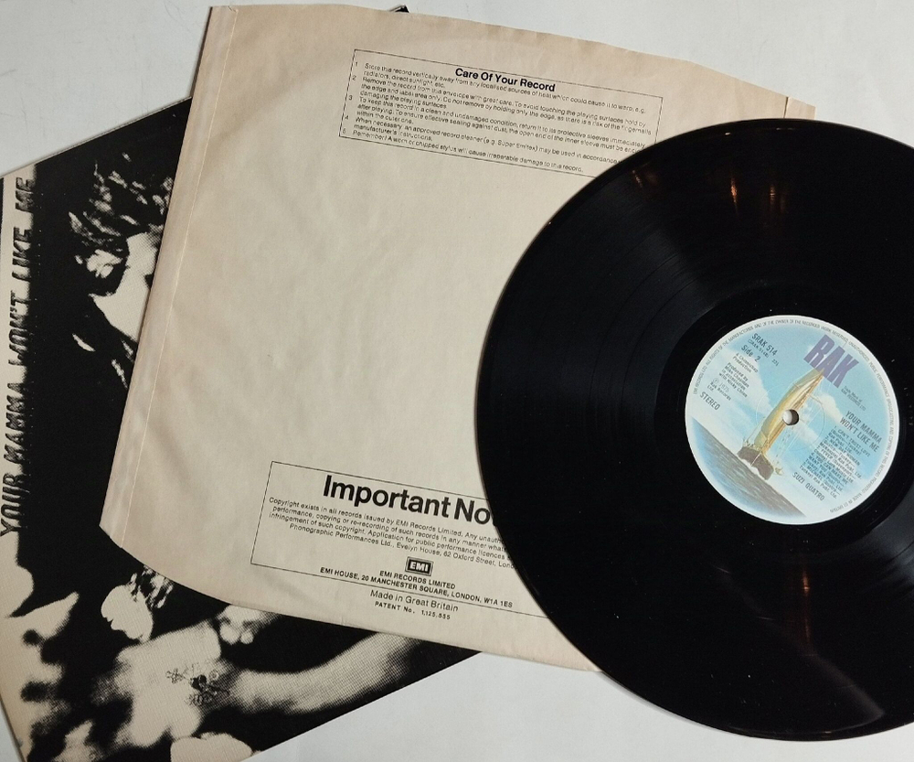 Винтажная виниловая пластинка LP Suzi Quatro Your Mamma Wont Like Me (UK 1975)