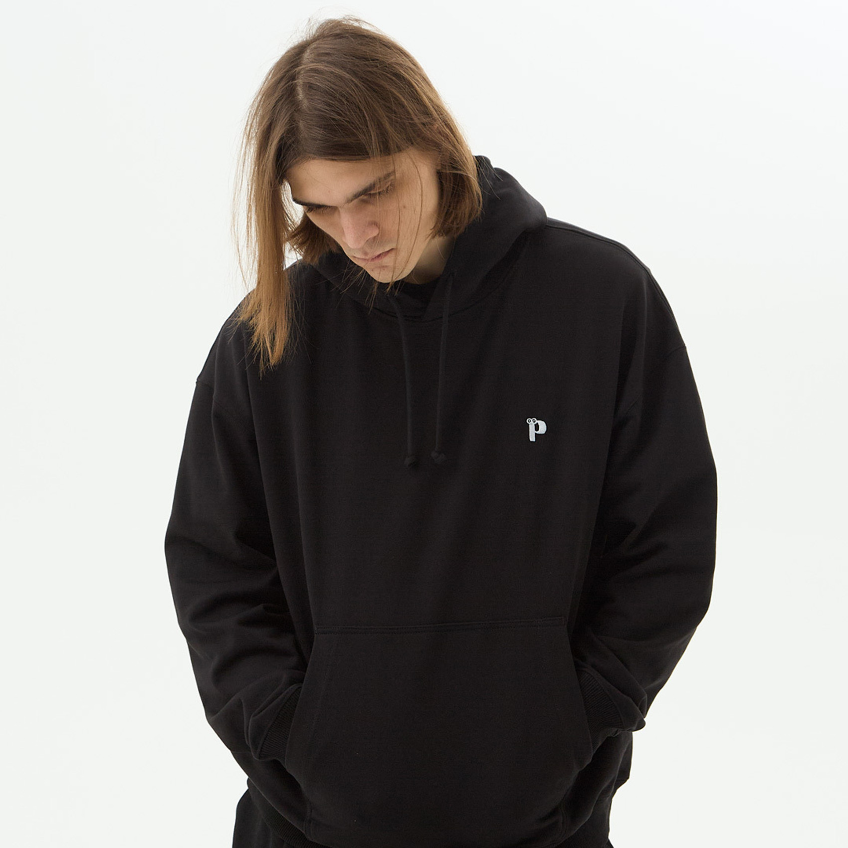 Худи Postaments P Logo LW (black) артикул: - купить в магазине Дайс