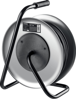 STAYER PRO-315, КГ, 3 x 1.5 мм2, 30 м, 3700 Вт, IP44, силовой удлинитель на стальной катушке (55077-30)