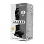 Реалистичный фаллоимитатор SilexD Model 1 (20,5×4,5 см) с двойной плотностью, чёрный