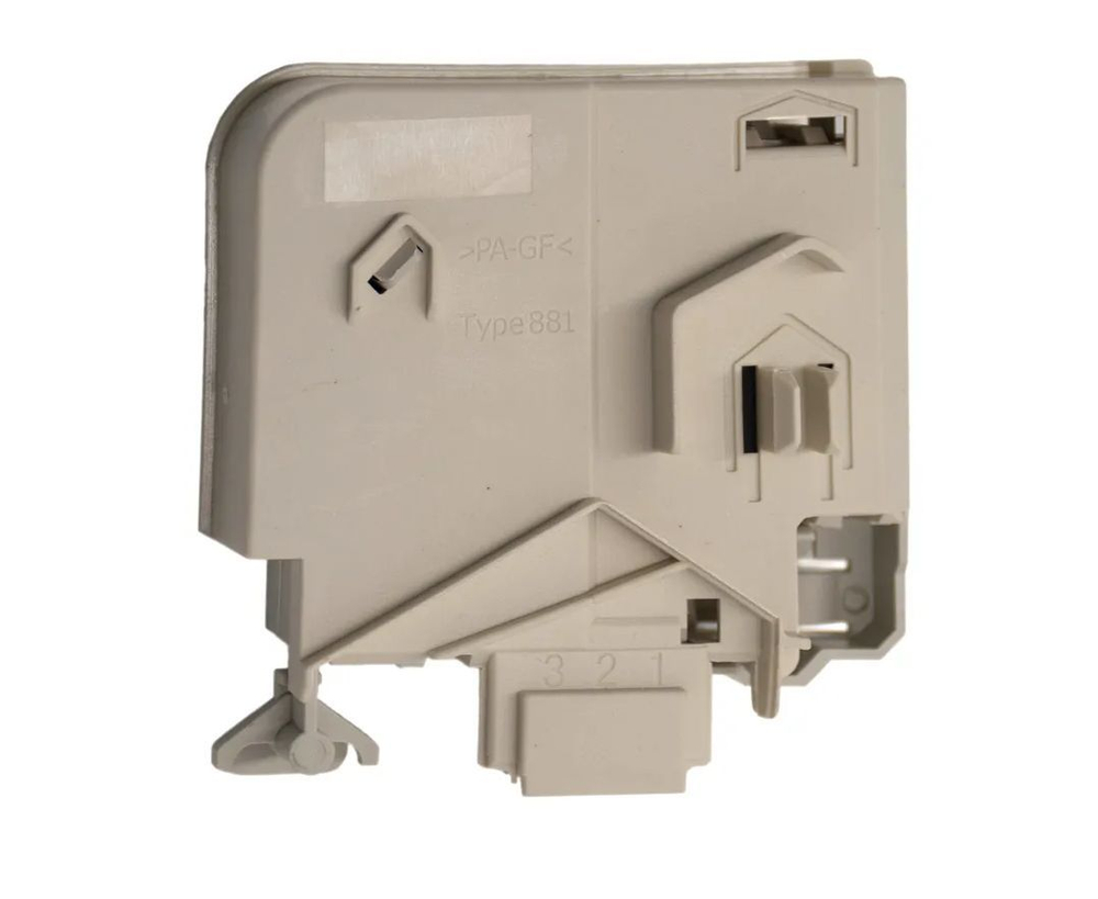 Замок люка (УБЛ) для стиральной машины Bosch 616876 квадратной формы мини-клеммы