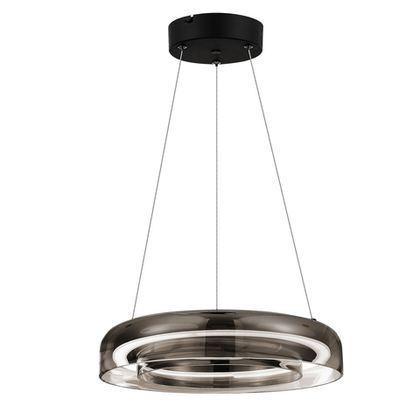 SL6019.323.01 Светильник подвесной ST-Luce Латунь/Дымчатый, Белый LED 1*18W 3000K FORAY